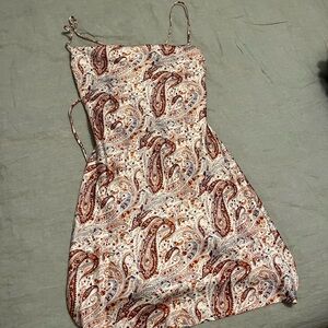 Vrg Grl Stevie Nicks Dress - Paisley, satin